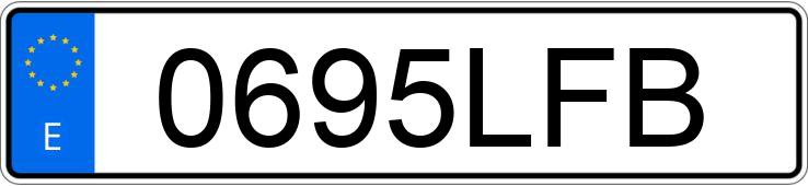 Numer rejestracyjny 0695LFB posiada SKODA KAMIQ