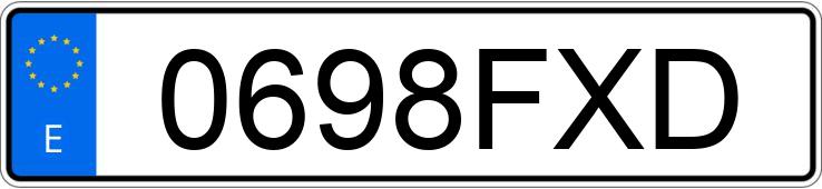 Numer rejestracyjny 0698FXD posiada SEAT CORDOBA Numer rejestracyjny 0698FXD posiada SEAT CORDOBA