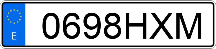 Numer rejestracyjny 0698HXM posiada SEAT LEON