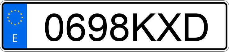 Numer rejestracyjny 0698KXD posiada SEAT LEON Numer rejestracyjny 0698KXD posiada SEAT LEON