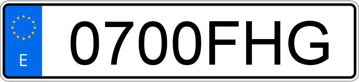 Numer rejestracyjny 0700FHG posiada TOYOTA COROLLA Numer rejestracyjny 0700FHG posiada TOYOTA COROLLA