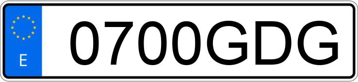 Numer rejestracyjny 0700GDG posiada ALFA ROMEO 159