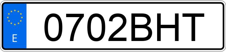 Numer rejestracyjny 0702BHT posiada SKODA OCTAVIA