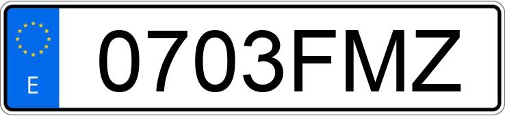 Numer rejestracyjny 0703FMZ posiada OPEL ZAFIRA Numer rejestracyjny 0703FMZ posiada OPEL ZAFIRA