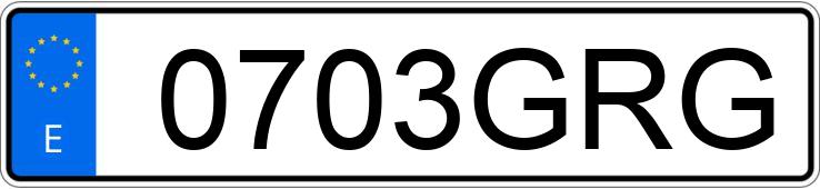 Numer rejestracyjny 0703GRG posiada FORD TRANSIT Numer rejestracyjny 0703GRG posiada FORD TRANSIT