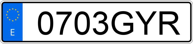 Numer rejestracyjny 0703GYR posiada BMW SERIE 3 Numer rejestracyjny 0703GYR posiada BMW SERIE 3