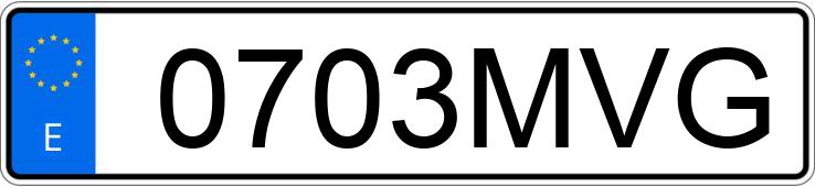 Numer rejestracyjny 0703MVG posiada BMW SERIE 2