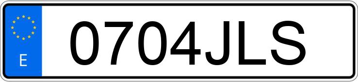 Numer rejestracyjny 0704JLS posiada MAZDA MAZDA6