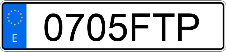 Numer rejestracyjny 0705FTP posiada AUDI A4 Numer rejestracyjny 0705FTP posiada AUDI A4