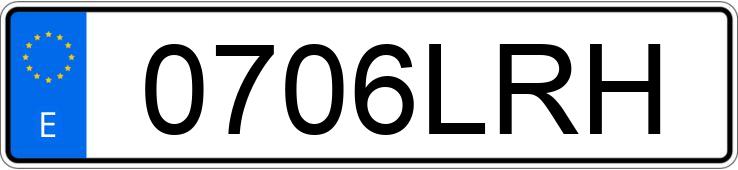 Numer rejestracyjny 0706LRH posiada MERCEDES AXOR