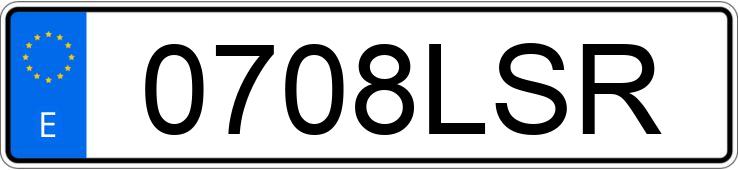 Numer rejestracyjny 0708LSR posiada DS DS7 CROSSBACK