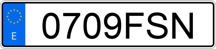 Numer rejestracyjny 0709FSN posiada SEAT LEON