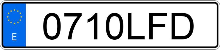 Numer rejestracyjny 0710LFD posiada SEAT LEON Numer rejestracyjny 0710LFD posiada SEAT LEON