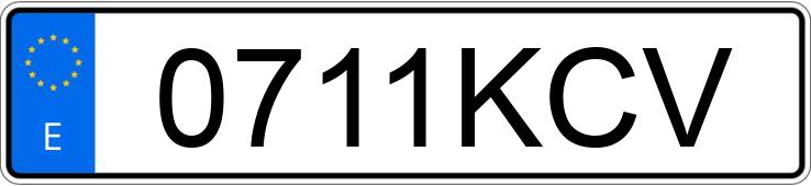 Numer rejestracyjny 0711KCV posiada BMW SERIE 1