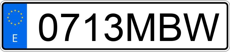 Numer rejestracyjny 0713MBW posiada HYUNDAI I30