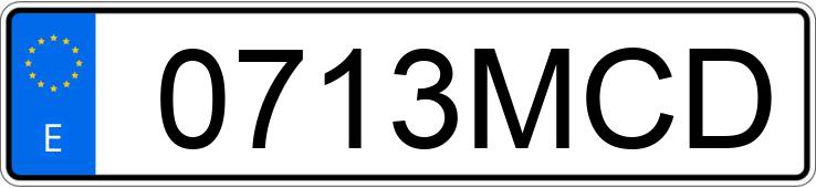 Numer rejestracyjny 0713MCD posiada MERCEDES CLA (118)