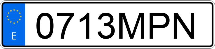 Numer rejestracyjny 0713MPN posiada AUDI A3 SPORTBACK Numer rejestracyjny 0713MPN posiada AUDI A3 SPORTBACK