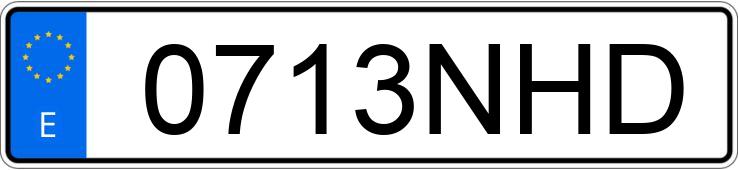 Numer rejestracyjny 0713NHD posiada AUDI A5