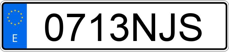 Numer rejestracyjny 0713NJS posiada MERCEDES A (177)