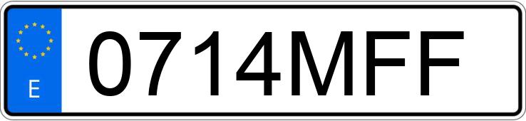 Numer rejestracyjny 0714MFF posiada NISSAN X-TRAIL