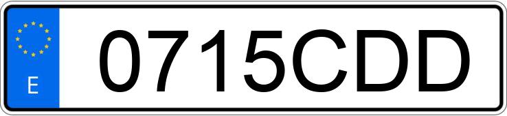 Numer rejestracyjny 0715CDD posiada RENAULT MEGANE