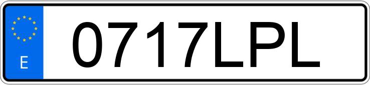 Numer rejestracyjny 0717LPL posiada VOLKSWAGEN TOUAREG
