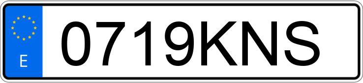 Numer rejestracyjny 0719KNS posiada VOLKSWAGEN CADDY MAXI