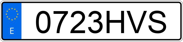 Numer rejestracyjny 0723HVS posiada BMW SERIE 1