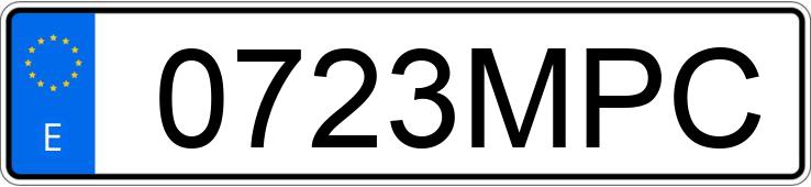 Numer rejestracyjny 0723MPC posiada PEUGEOT 208