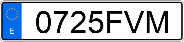 Numer rejestracyjny 0725FVM posiada HONDA S-WING 125