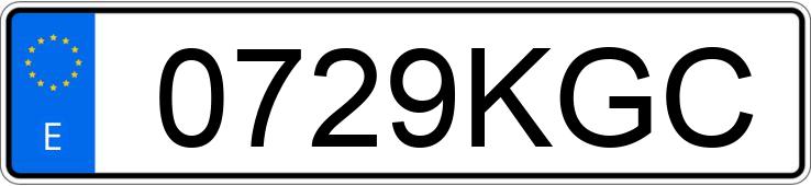 Il numero di registrazione 0729KGC ha CITROEN C4 GRAND PICASSO