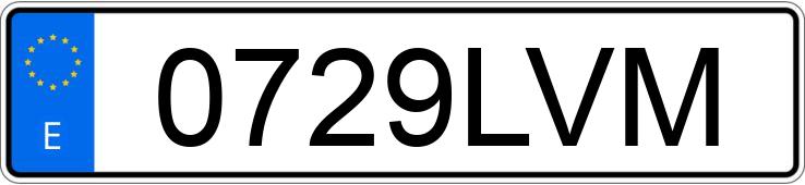 Numer rejestracyjny 0729LVM posiada OPEL ASTRA