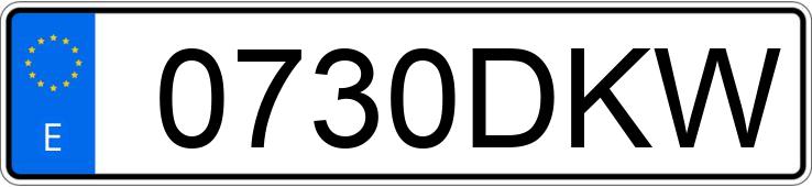 Numer rejestracyjny 0730DKW posiada TOYOTA AVENSIS Numer rejestracyjny 0730DKW posiada TOYOTA AVENSIS