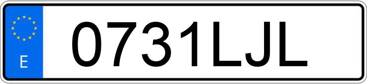 Numer rejestracyjny 0731LJL posiada TESLA MODEL 3 Numer rejestracyjny 0731LJL posiada TESLA MODEL 3