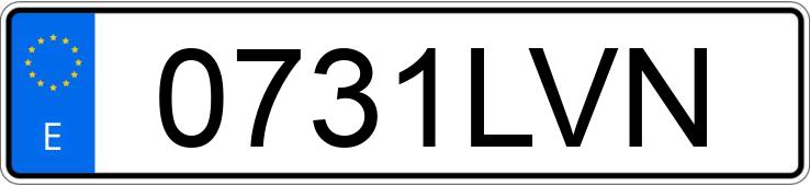 Numer rejestracyjny 0731LVN posiada ALFA ROMEO GIULIA Numer rejestracyjny 0731LVN posiada ALFA ROMEO GIULIA