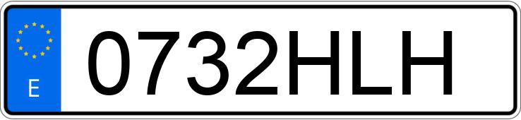 Numer rejestracyjny 0732HLH posiada RENAULT MEGANE