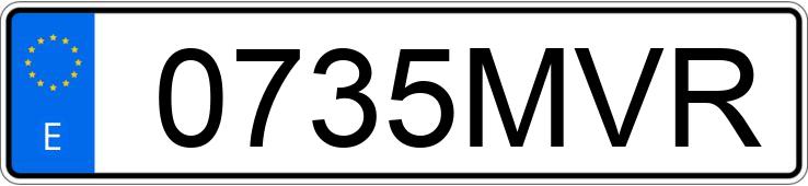 Numer rejestracyjny 0735MVR posiada VOLKSWAGEN T-CROSS