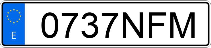 Numer rejestracyjny 0737NFM posiada MERCEDES EQE (295) 300 EDITION