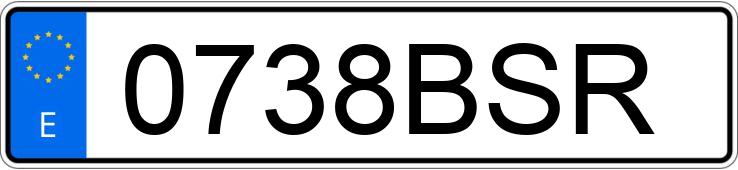 Numer rejestracyjny 0738BSR posiada CITROEN XSARA Numer rejestracyjny 0738BSR posiada CITROEN XSARA