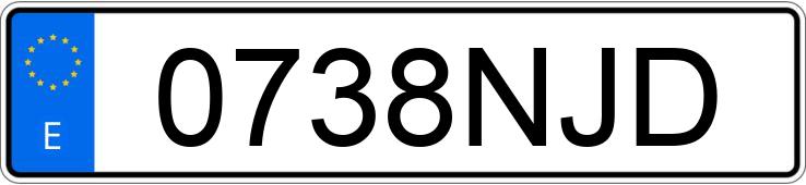 Numer rejestracyjny 0738NJD posiada TESLA MODEL Y Numer rejestracyjny 0738NJD posiada TESLA MODEL Y