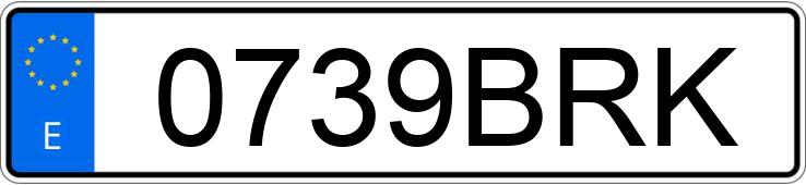 Numer rejestracyjny 0739BRK posiada NISSAN ALMERA Numer rejestracyjny 0739BRK posiada NISSAN ALMERA