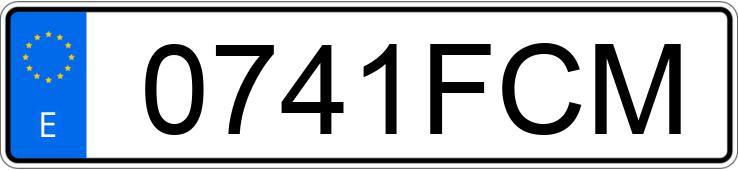 Numer rejestracyjny 0741FCM posiada VOLKSWAGEN GOLF Numer rejestracyjny 0741FCM posiada VOLKSWAGEN GOLF