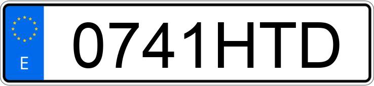 Numer rejestracyjny 0741HTD posiada MERCEDES CLA (117)