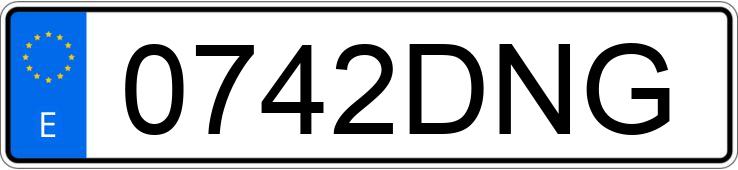 Numer rejestracyjny 0742DNG posiada PEUGEOT 407