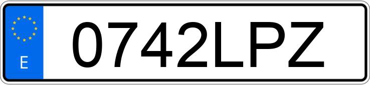 Numer rejestracyjny 0742LPZ posiada PEUGEOT 2008