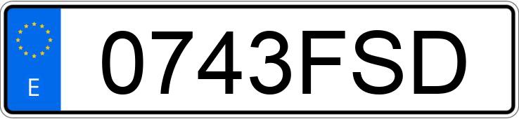 Numer rejestracyjny 0743FSD posiada AUDI A4 Numer rejestracyjny 0743FSD posiada AUDI A4