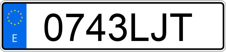 Numer rejestracyjny 0743LJT posiada BMW SERIE 1 Numer rejestracyjny 0743LJT posiada BMW SERIE 1