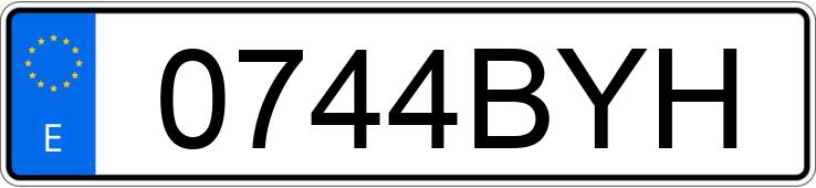 Numer rejestracyjny 0744BYH posiada FIAT STILO