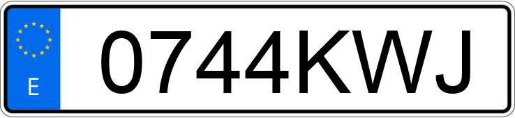 Numer rejestracyjny 0744KWJ posiada MINI MINI