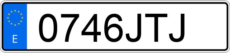 Numer rejestracyjny 0746JTJ posiada BMW SERIE 3 Numer rejestracyjny 0746JTJ posiada BMW SERIE 3